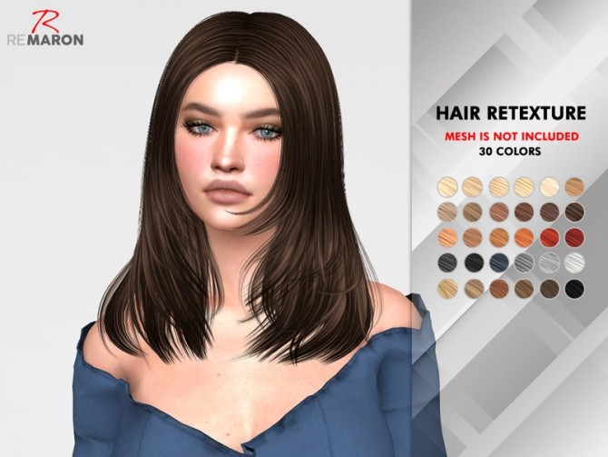 Sims 4 Kala Hair Retexture by remaron at TSR