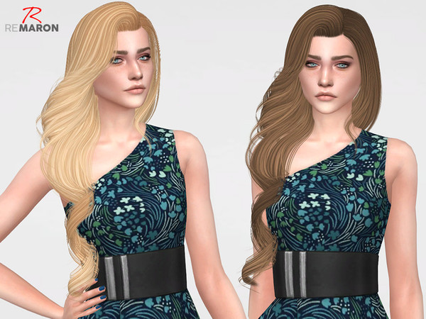 Sims 4 Yodit Hair Retexture by remaron at TSR