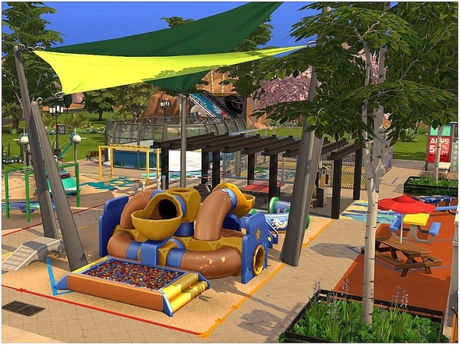 Sims 4 Kids Playground by lotsbymanal at TSR