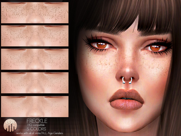 Sims 4 Freckle BH12 by busra tr at TSR