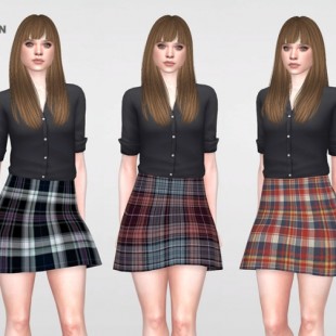 MP Hally's Dress by MartyP at BTB Sims » Sims 4 Updates