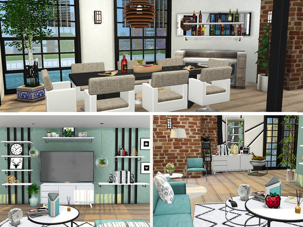 Sims 4 Liana penthouse by melapples at TSR