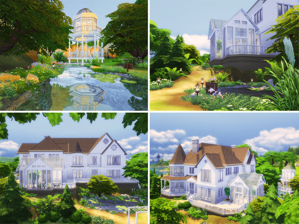 Sims 4 Willow Creek Mansion by Bidomaudo at TSR