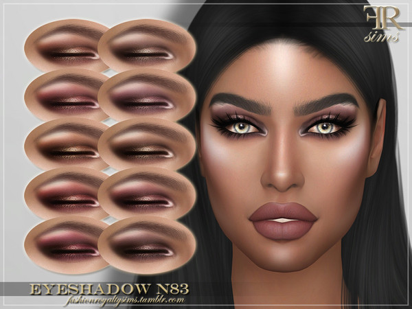 Sims 4 FRS Eyeshadow N83 by FashionRoyaltySims at TSR