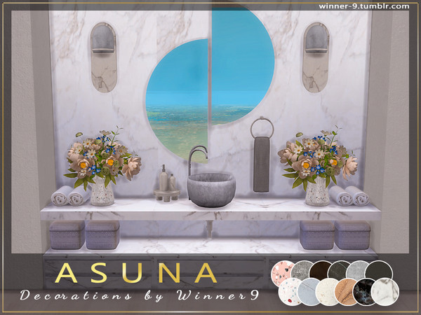 Sims 4 ASUNA Decorations by Winner9 at TSR