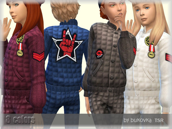 Sims 4 Quilted Jacket by bukovka at TSR