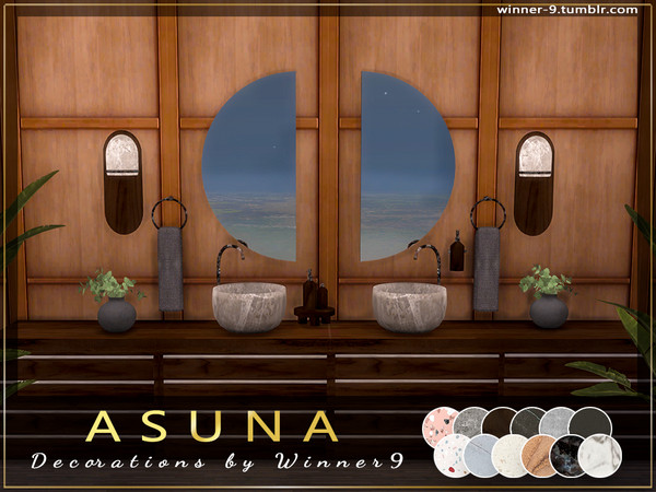 Sims 4 ASUNA Decorations by Winner9 at TSR