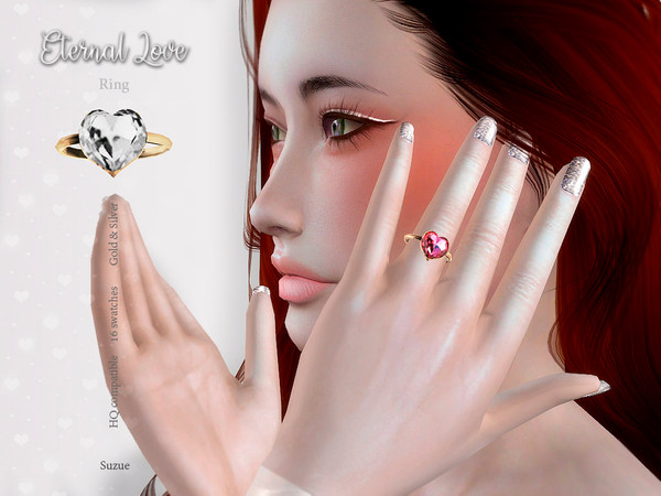 Sims 4 Eternal Love Ring by Suzue at TSR