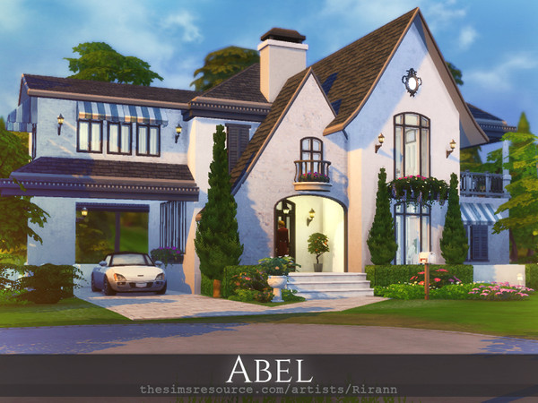 Sims 4 Abel cozy house by Rirann at TSR