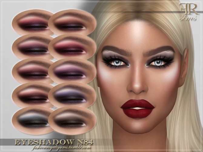 Sims 4 FRS Eyeshadow N84 by FashionRoyaltySims at TSR