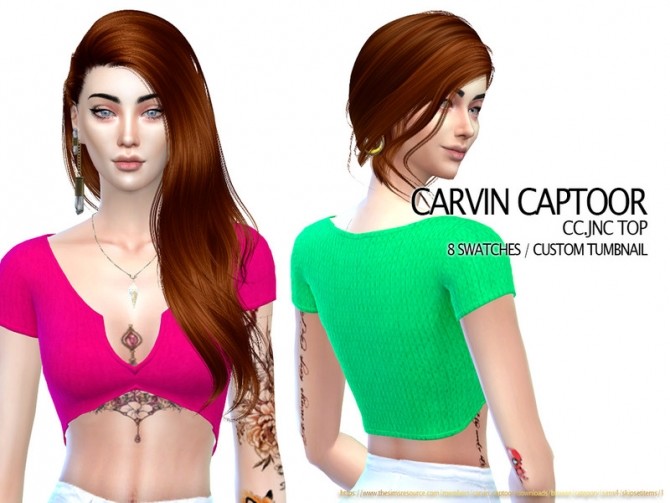 Sims 4 JNC Top by carvin captoor at TSR