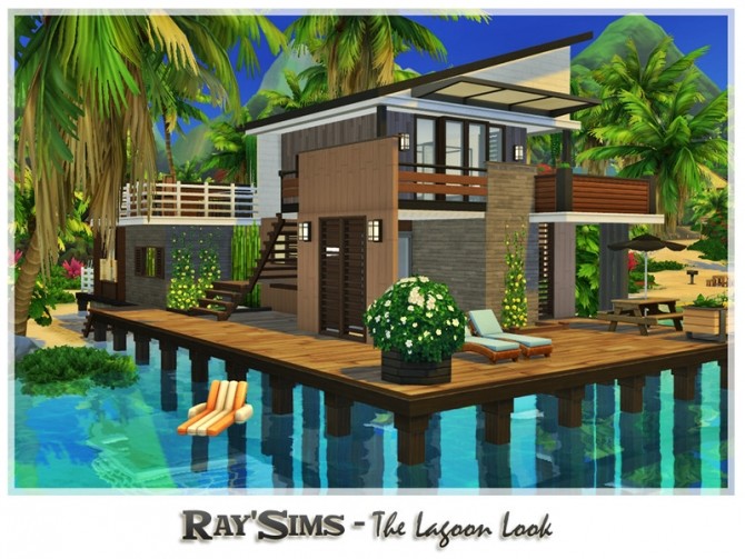 Sims 4 Lagoon Look house by Ray Sims at TSR