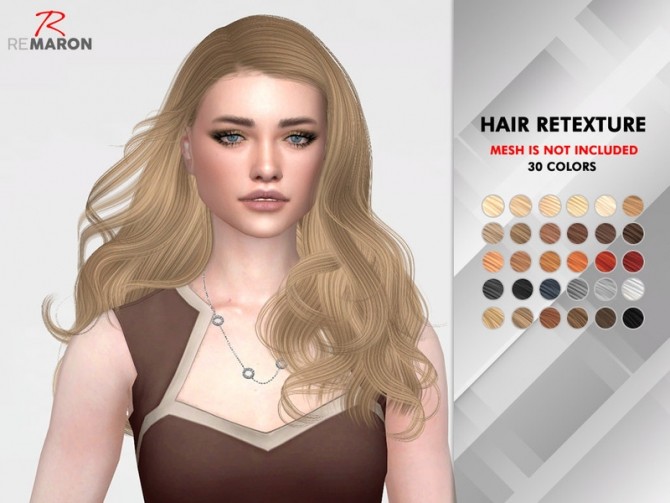 Sims 4 Wonderland Hair Retexture by remaron at TSR