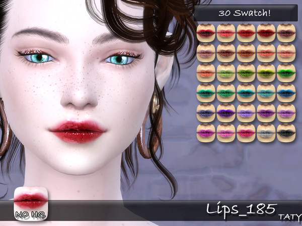 Sims 4 Lips 185 by tatygagg at TSR