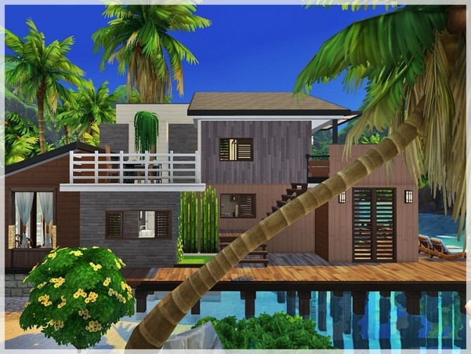 Sims 4 Lagoon Look house by Ray Sims at TSR