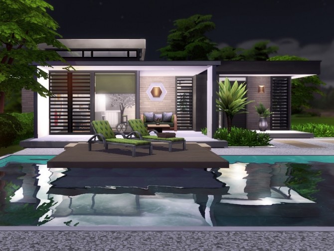 Sims 4 Celio house by Rirann at TSR