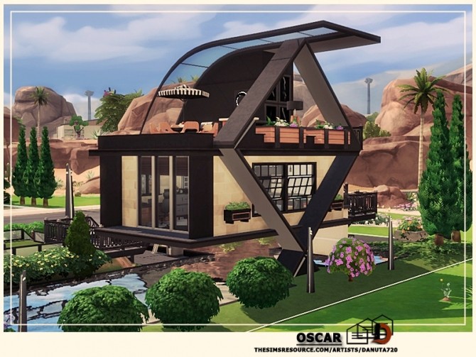 Sims 4 Oscar small home by Danuta720 at TSR