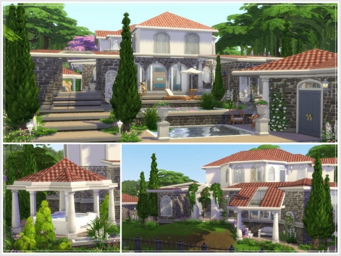 Sims 4 Villa Sophia by philo at TSR