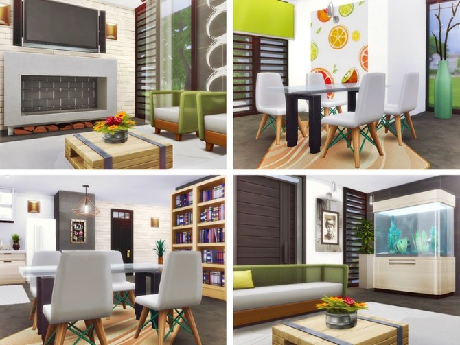 Sims 4 Celio house by Rirann at TSR
