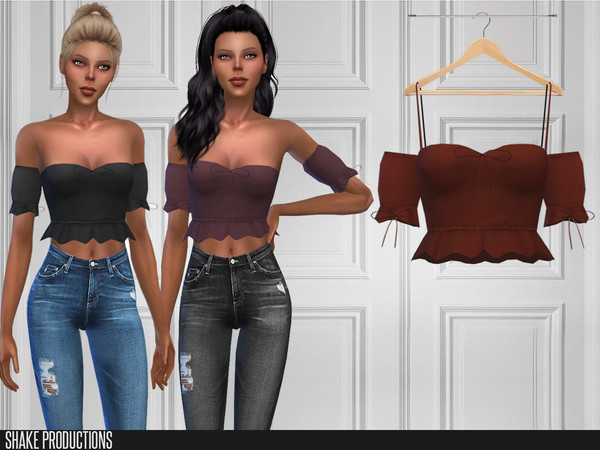 Sims 4 379 Top by ShakeProductions at TSR