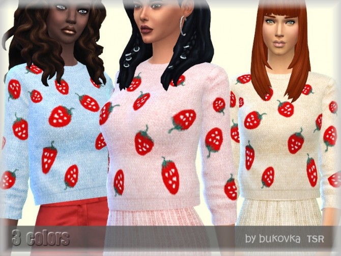 Sims 4 Sweater Spring Is Coming 2 by bukovka at TSR