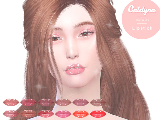 Sims 4 Catelyna Lipstick at Kiminachu CC