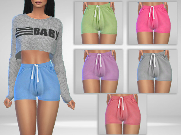 Sims 4 Mimi Shorts by Puresim at TSR