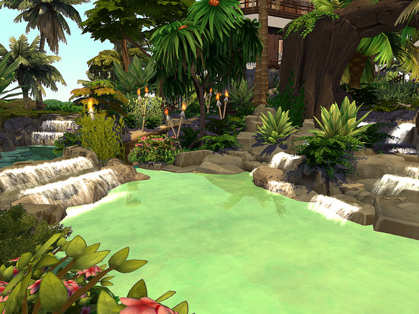 Sims 4 Sulani Nature Spa by Sarina Sims at TSR