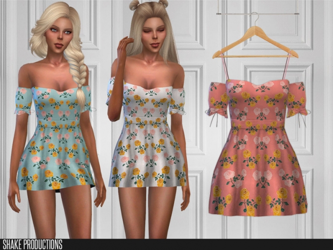 387 Dress by ShakeProductions at TSR » Sims 4 Updates