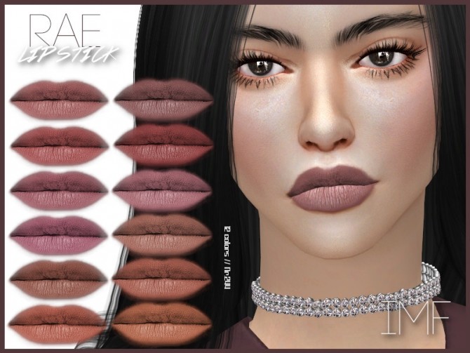 Sims 4 IMF Rae Lipstick N.244 by IzzieMcFire at TSR