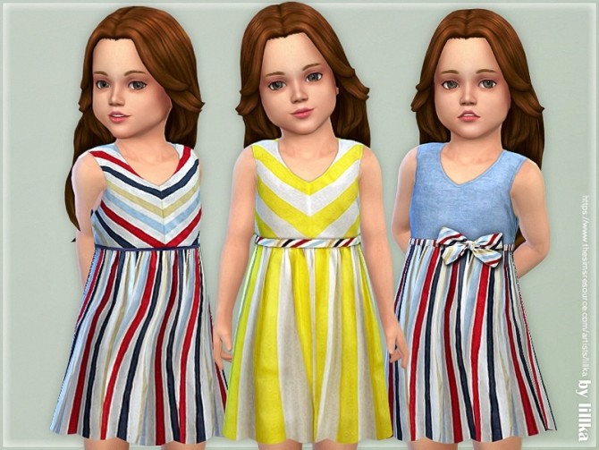 Sims 4 Toddler Dresses Collection P122 by lillka at TSR