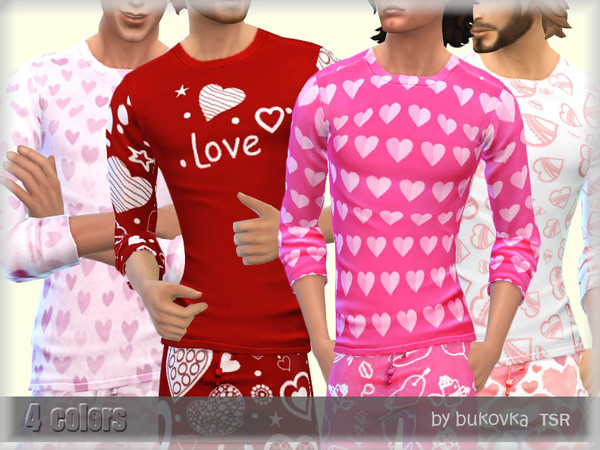 Sims 4 Valentines Day Top by bukovka at TSR