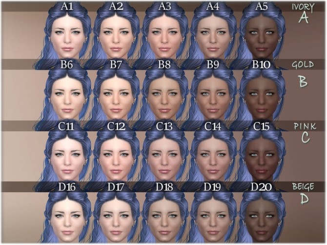 Sims 4 Claire facemask by BAkalia at TSR