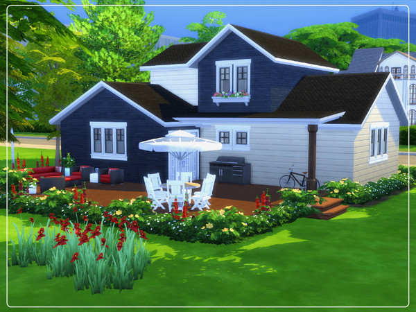 Sims 4 Suburban Home by Summerr Plays at TSR