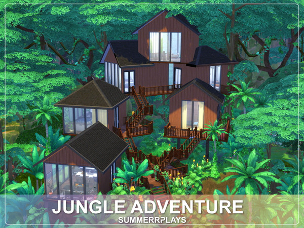 Sims 4 Jungle Adventure vacation home by Summerr Plays at TSR
