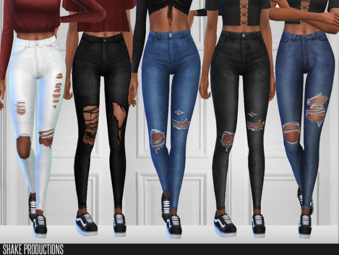 Sims 4 385 Jeans set by ShakeProductions at TSR