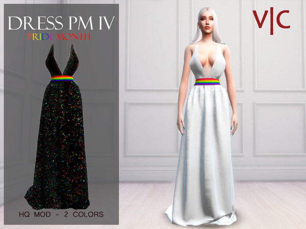 Sims 4 DRESS PM IV by Viy Sims at TSR