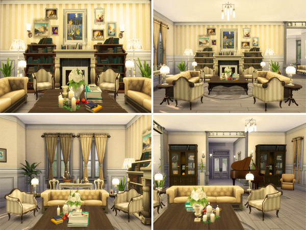Sims 4 Willow Creek Mansion by Bidomaudo at TSR