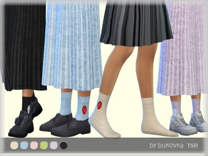 Sims 4 Socks Spring Is Coming by bukovka at TSR