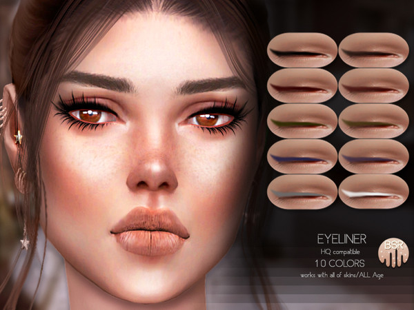 Sims 4 Eyeliner BS09 by busra tr at TSR