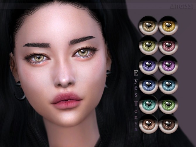 Sims 4 Tonya eyes by ANGISSI at TSR