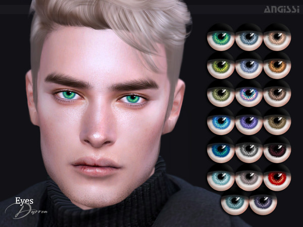 Sims 4 Darren Eyes by ANGISSI at TSR