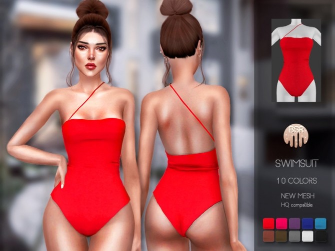 Sims 4 Swimsuit BD196 by busra tr at TSR