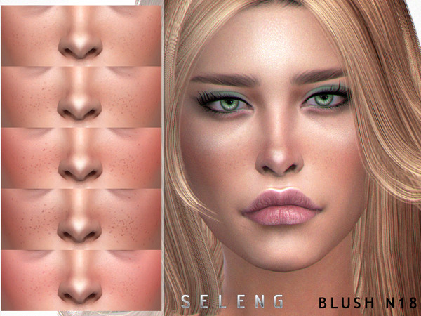 Sims 4 Blush N18 by Seleng at TSR
