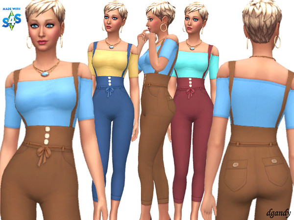 Sims 4 Jumpsuit 20200204 by dgandy at TSR
