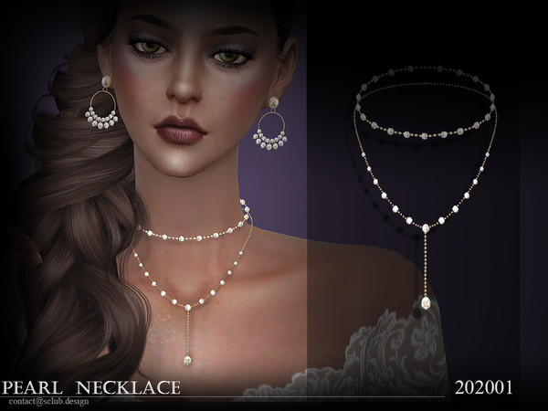 Sims 4 Necklace 202001 by S Club LL at TSR