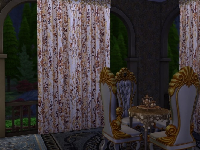 Sims 4 Royal Curtains at Anna Quinn Stories