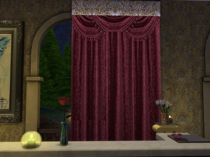 Sims 4 Royal Curtains at Anna Quinn Stories