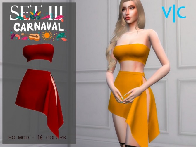 Sims 4 SET CARNAVAL III by Viy Sims at TSR