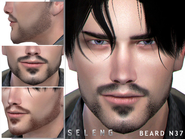 Sims 4 Beard N37 by Seleng at TSR